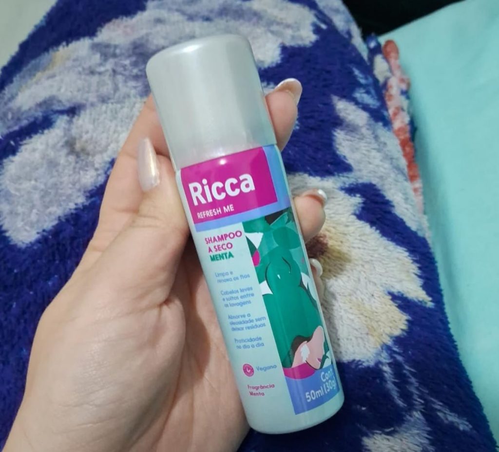 Ricca Shampoo A Seco Menta 50ml