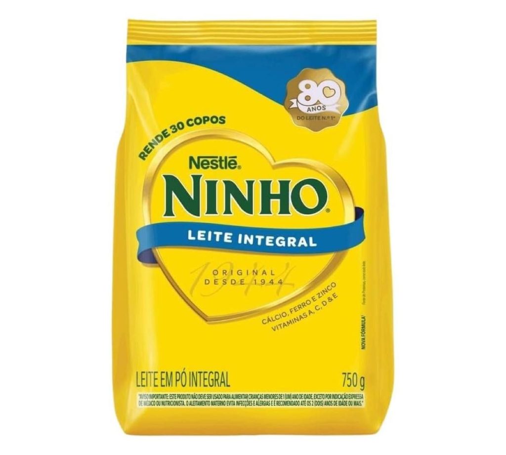 Leite em Pó Integral Ninho 750g