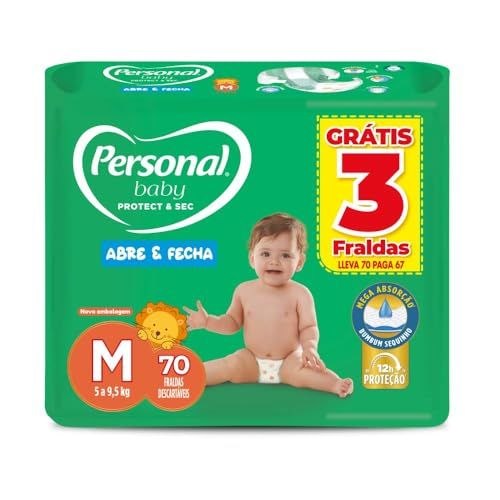 Personal Fralda Protect E Sec M Hiper, 70 Unidades