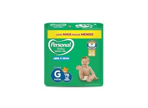 Fralda Personal Baby Protect & Sec Grande Promo - 78 Unidades