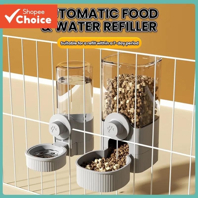 Alimentador automático para cães e gatos, com capacidade para uma unidade, inclui acessórios, bebedouro e tigela para co