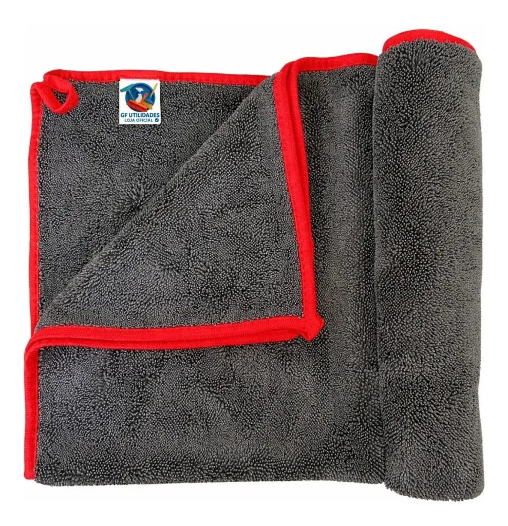 Toalha Twist Maxx 60x90 Super Absorvente 600gsm Cinza