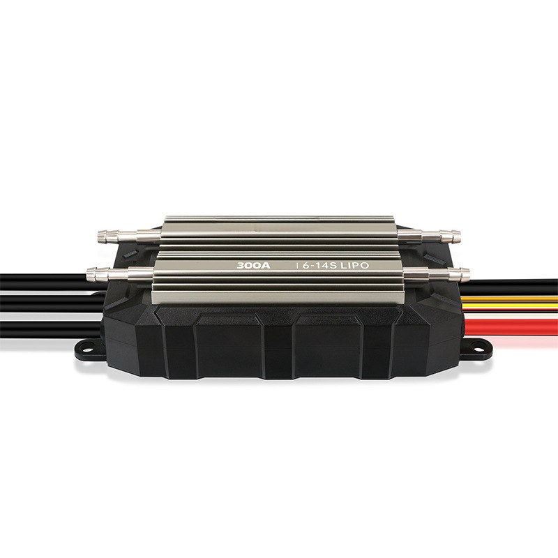Controlador eletrônico 300A de alta voltagem 6-14S à prova d'água e resistente ao frio, ESC bidirecional para modelo de barco sem escovas, prancha de surf elétrica.