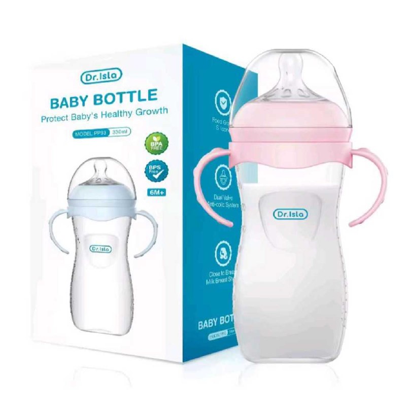Mamadeira recém-nascida, Mamadeiras PP, Garrafas resistentes a quedas, mamadeira Dr isla, 240ml